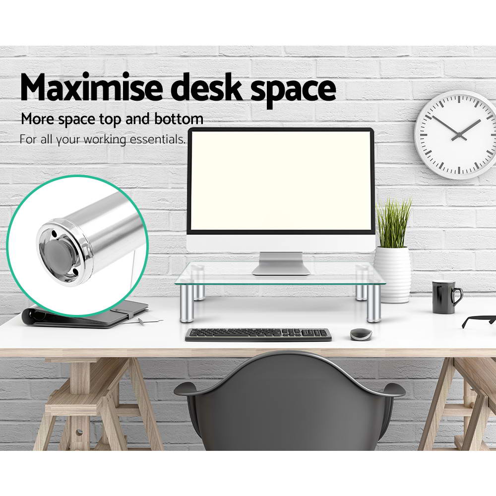 Artiss Monitor Stand Riser with Height Adjustable Computer Laptop Printer view 4