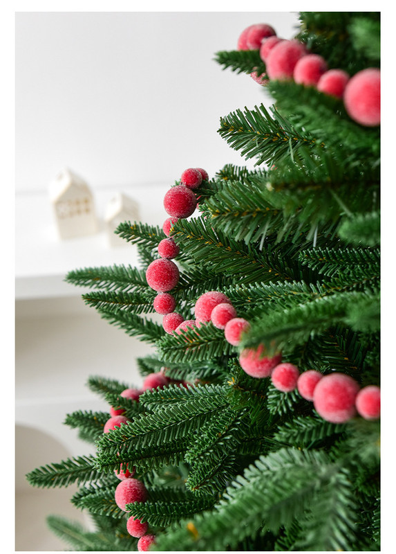 Christmas gift Christmas simulation red fruit skewer decoration string view 6