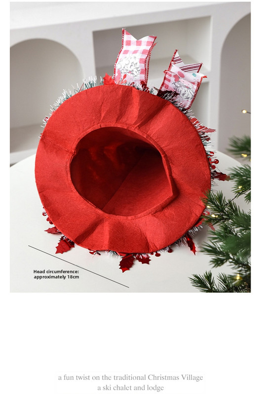 Christmas gift Christmas Hat Decorative Ornaments view 5