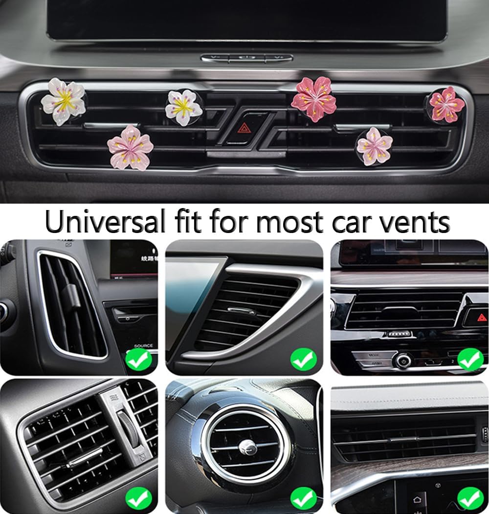Cute Car Air Freshener Vent Clamp 6 Pcs view 6