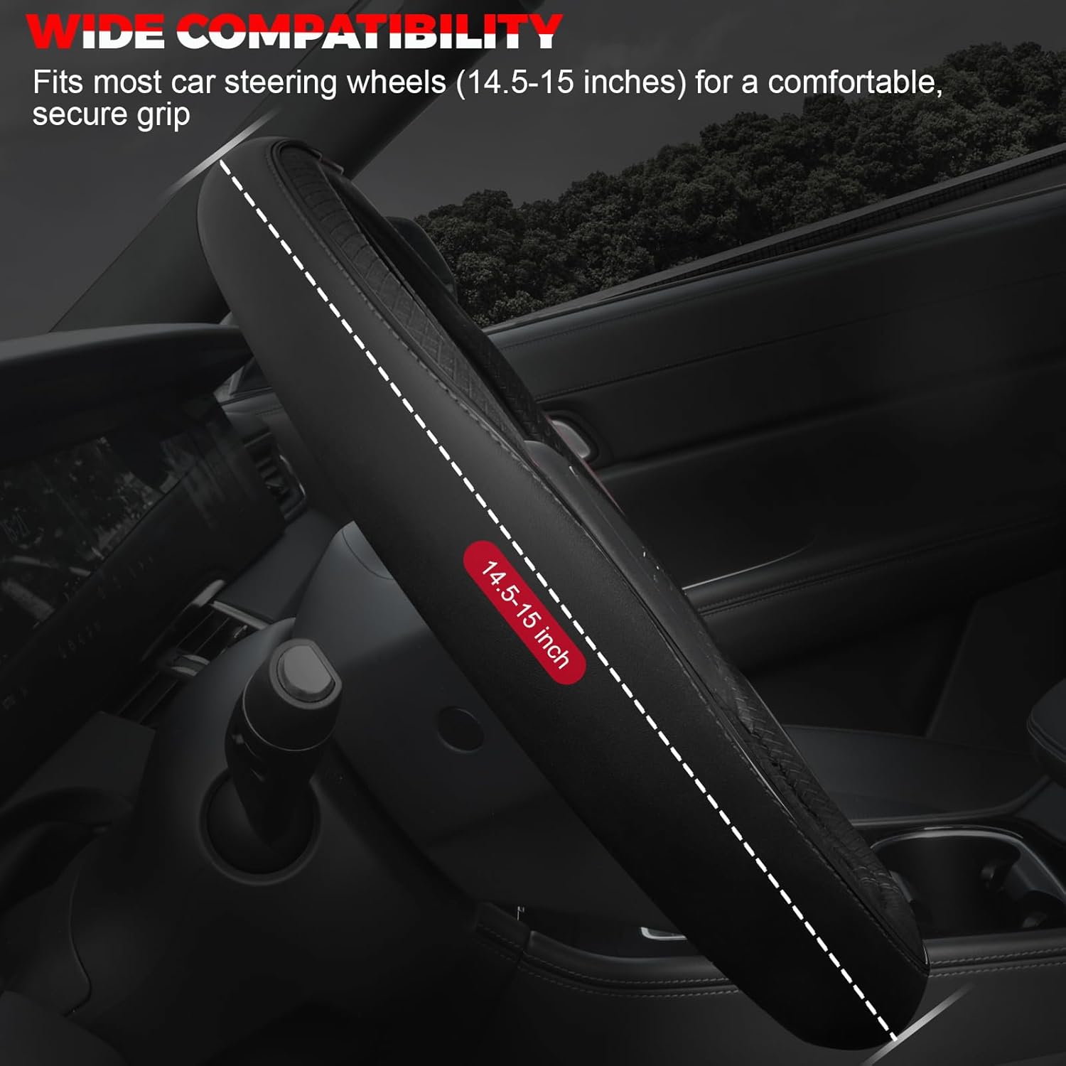 Car Steering Wheel Cover view 2