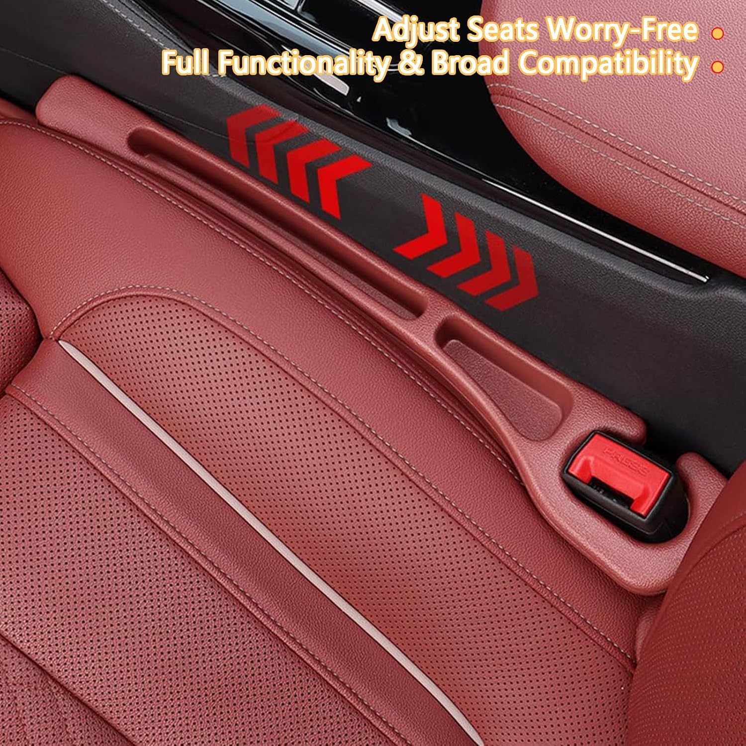 Car Seat Crevice Fill Organizer 2 pcs - No Drop Seat Guard view 7