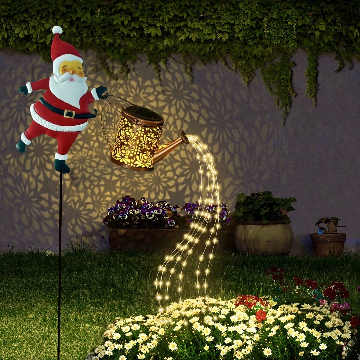 Outdoor Santa Claus Light with Water Sprinkler Effect view 2