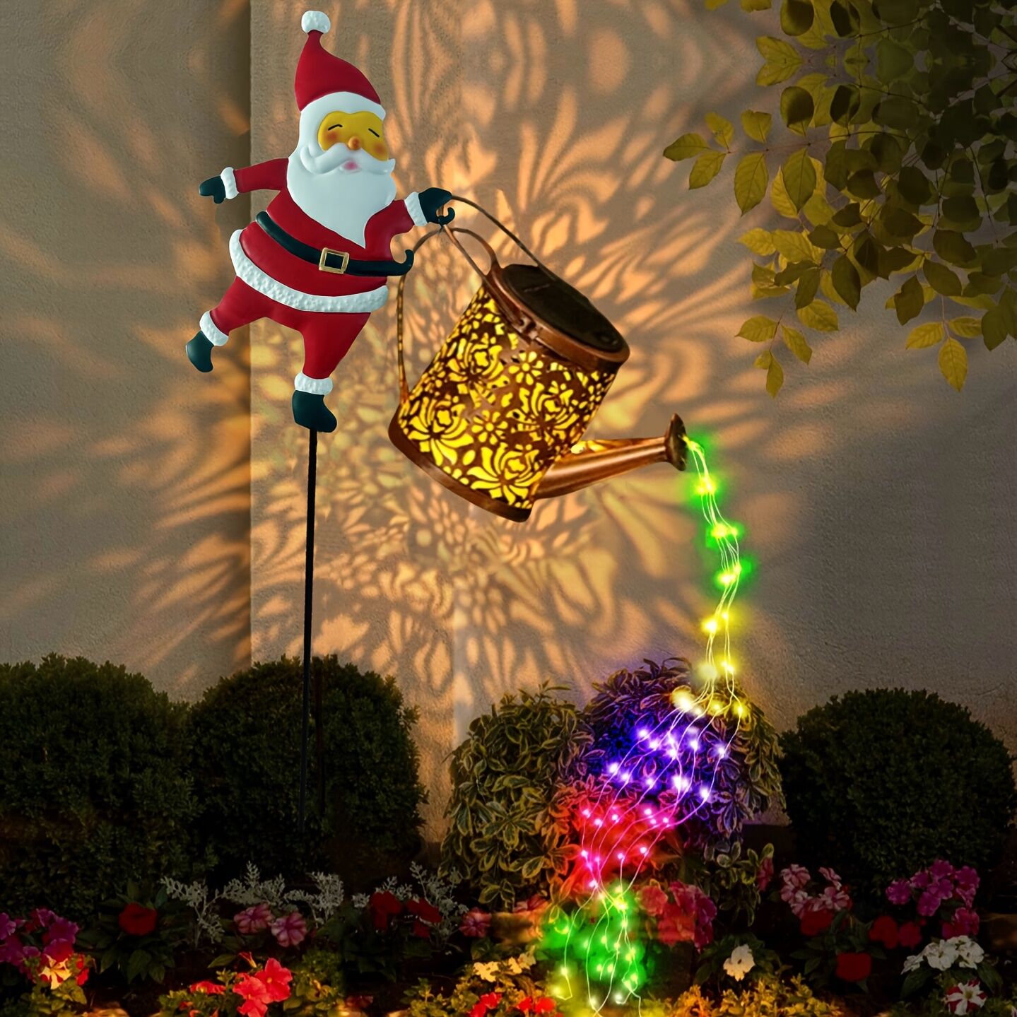 Outdoor Santa Claus Light with Water Sprinkler Effect view 5