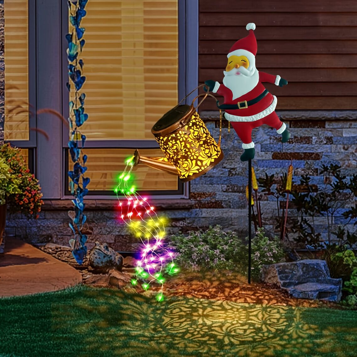 Outdoor Santa Claus Light with Water Sprinkler Effect view 9