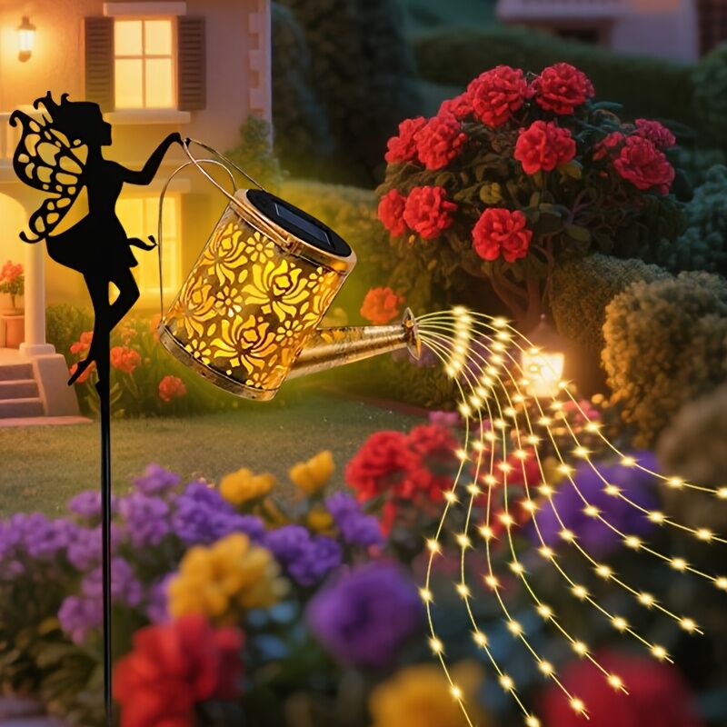 A pcs Christmas-Themed Outdoor Solar String Lights view 9