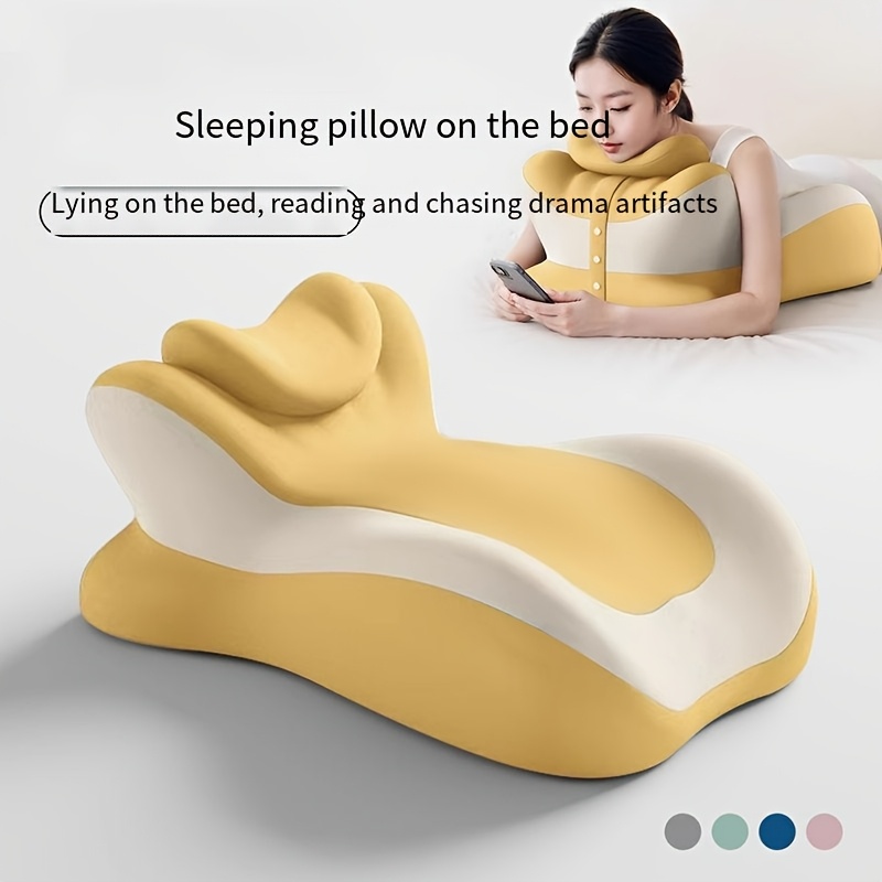 Bed Stomach-Sleep Pillow - Multi-functional Prone Position Pillow for Stomach view 11