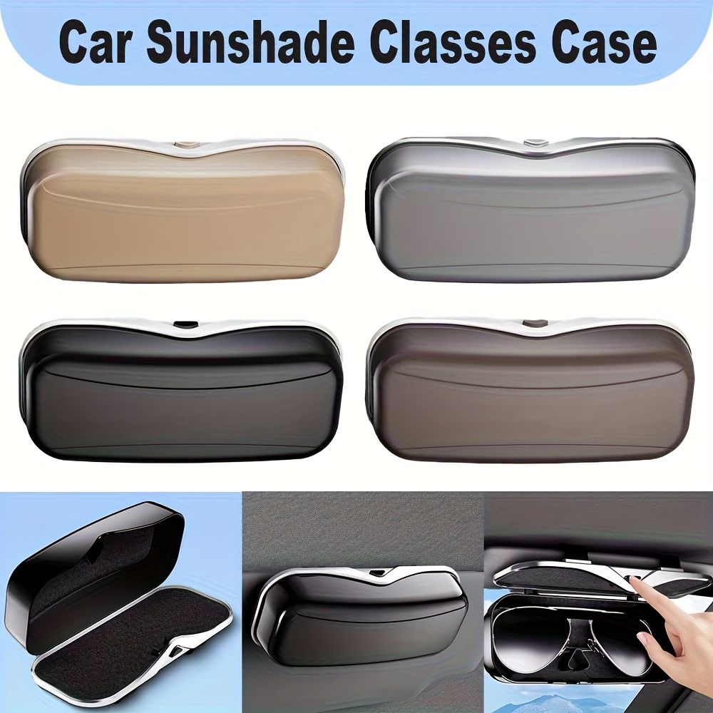 Car Travel Three-Piece Set: Push-Open Eyeglass Case view 3