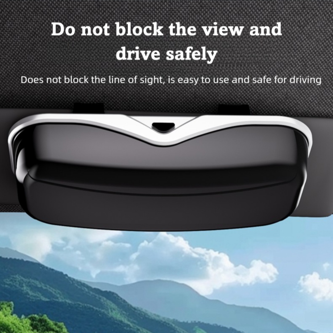 Car Travel Three-Piece Set: Push-Open Eyeglass Case view 7