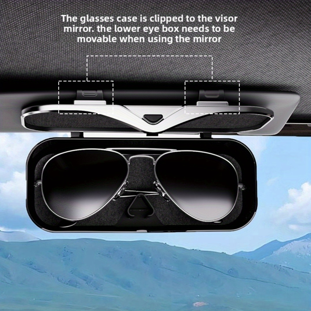 Car Travel Three-Piece Set: Push-Open Eyeglass Case view 10