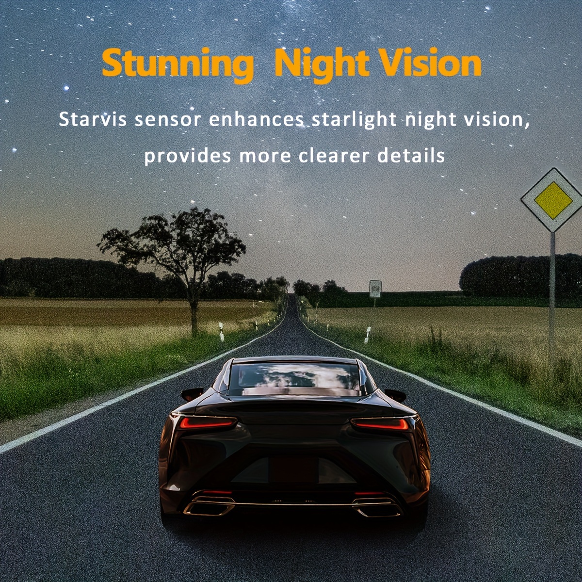 Super Memory Triple Cam Dash Cam! 32GB storage + 1080P HD triple lens view 4