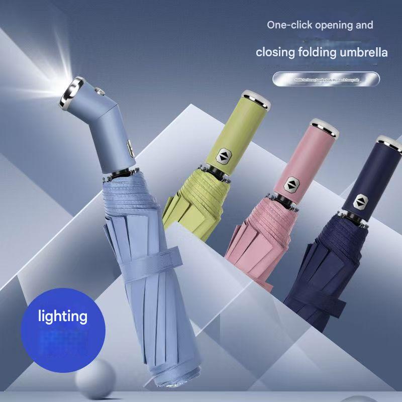 Blue Reinforced Black Coating Umbrella view 3