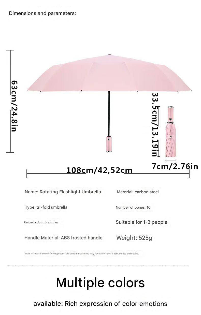 Blue Reinforced Black Coating Umbrella view 9