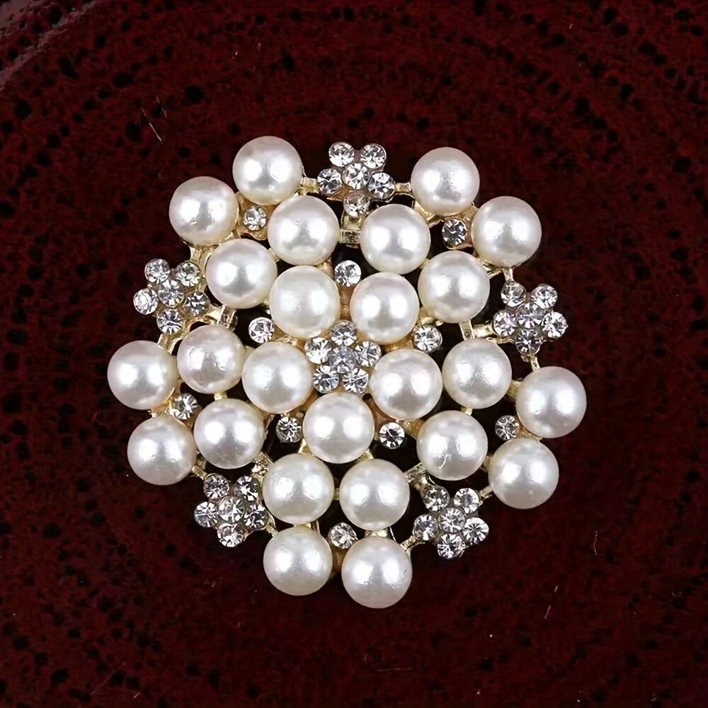 Elegant Women's Pearl Brooch view 6