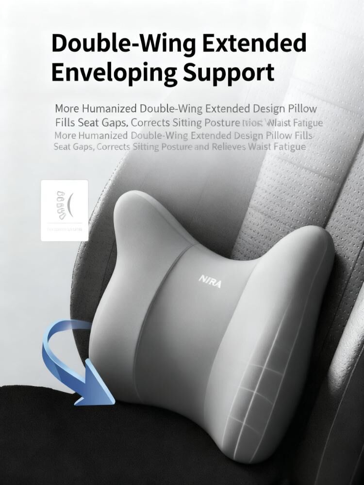 Christmas gift Car Headrest & Lumbar Support Set view 5