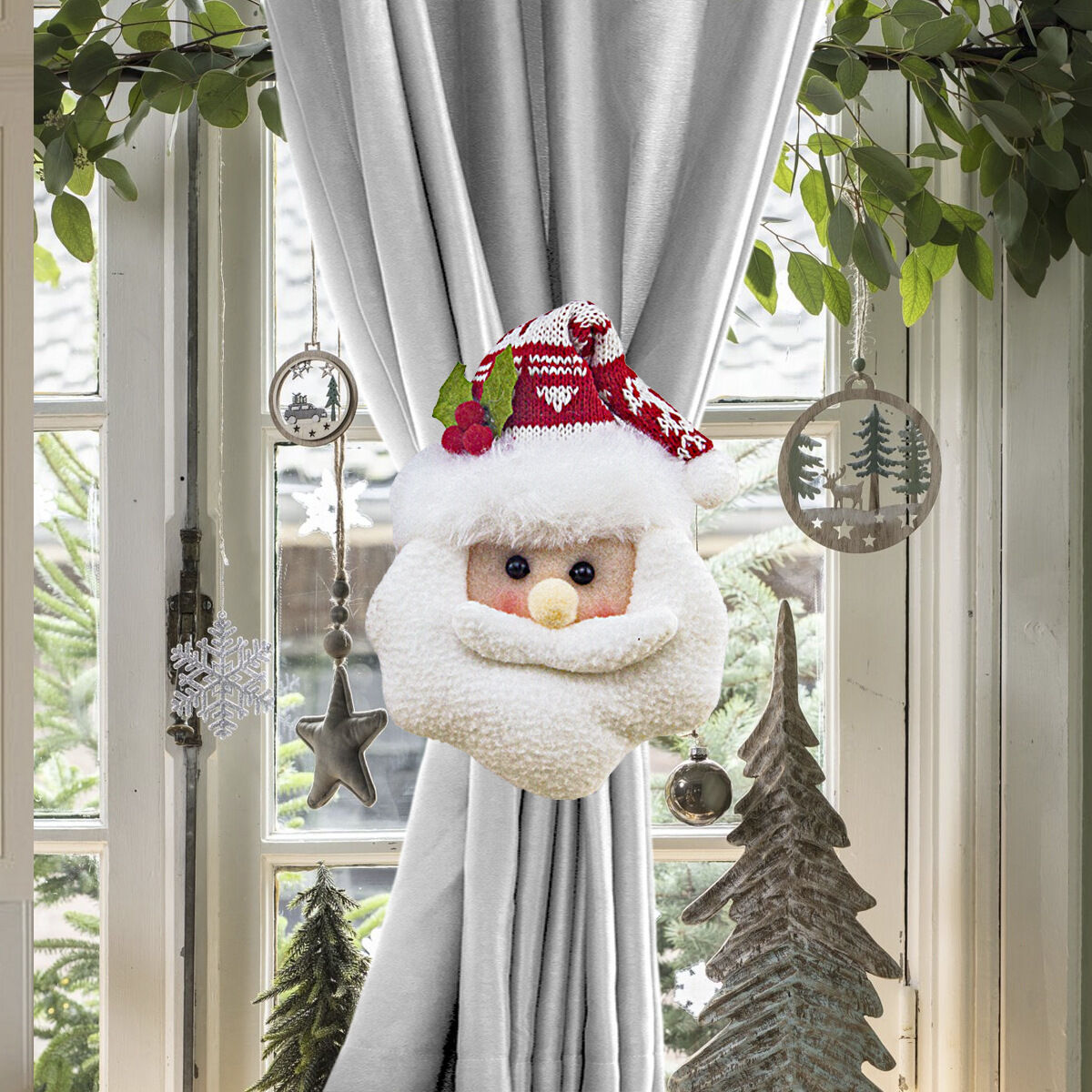 Christmas gift Warm Christmas Atmosphere - Festive Curtain Tie Decorations view 4