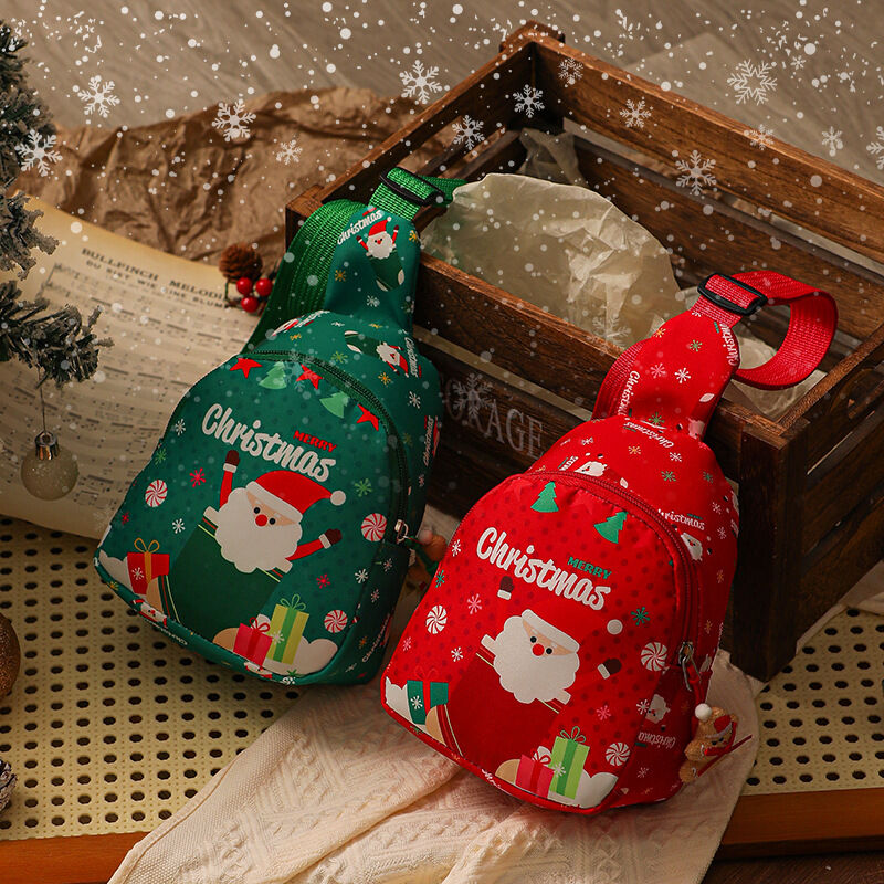 Christmas gifts Aussie Christmas Sling Bag Set – Red & Green Santa-Themed view 2