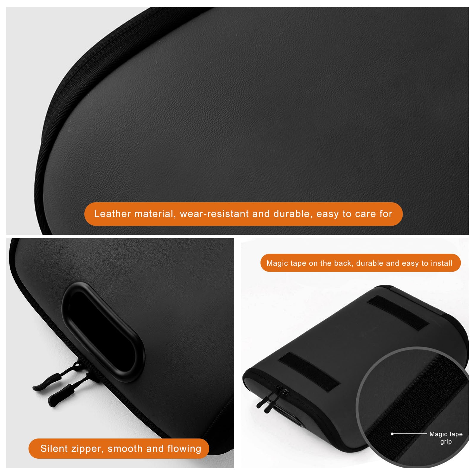 Car Shoe Storage Box – Portable Leather-Look Organizer for Passenger Seat or Trunk view 3