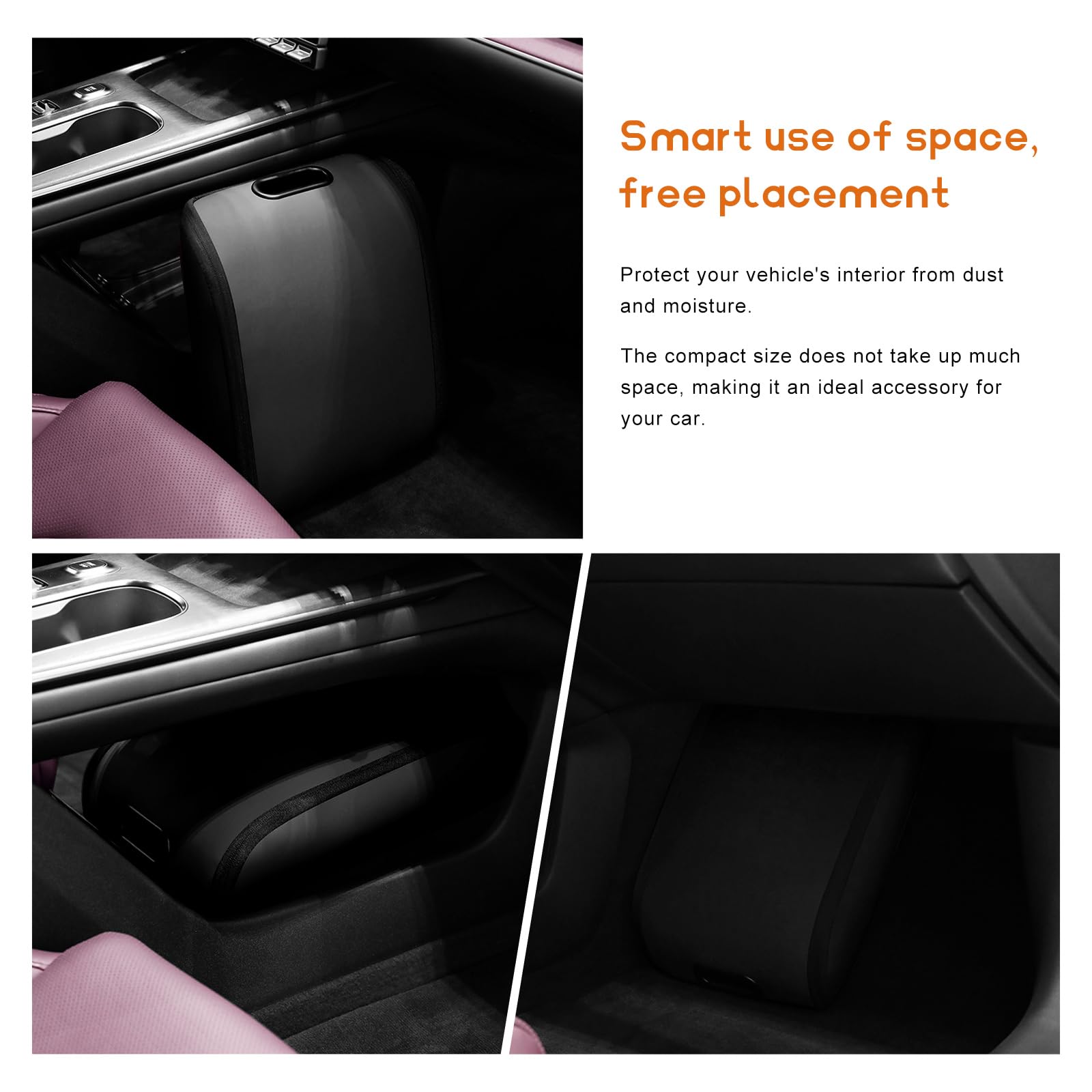 Car Shoe Storage Box – Portable Leather-Look Organizer for Passenger Seat or Trunk view 6