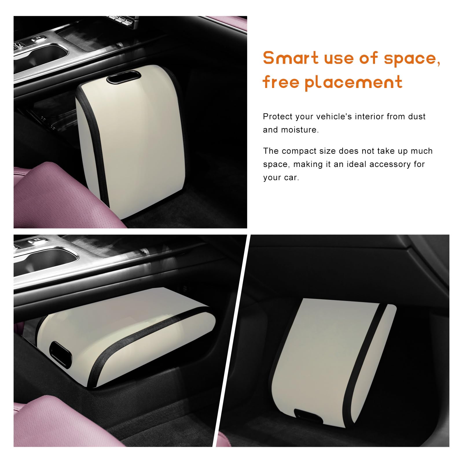 Car Shoe Storage Box – Portable Leather-Look Organizer for Passenger Seat or Trunk view 6