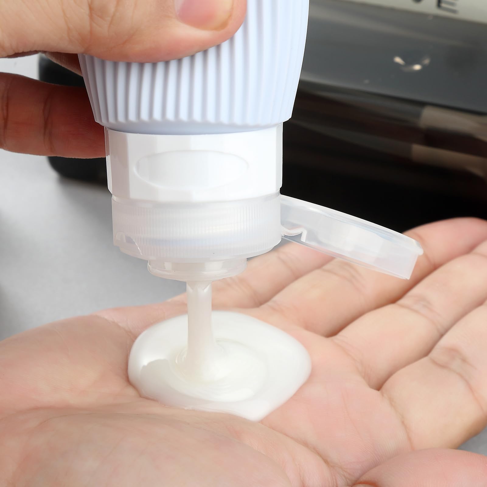 16-Piece Travel Bottle Set with Leak-Proof Silicone Squeeze Bottles – Reusable view 4
