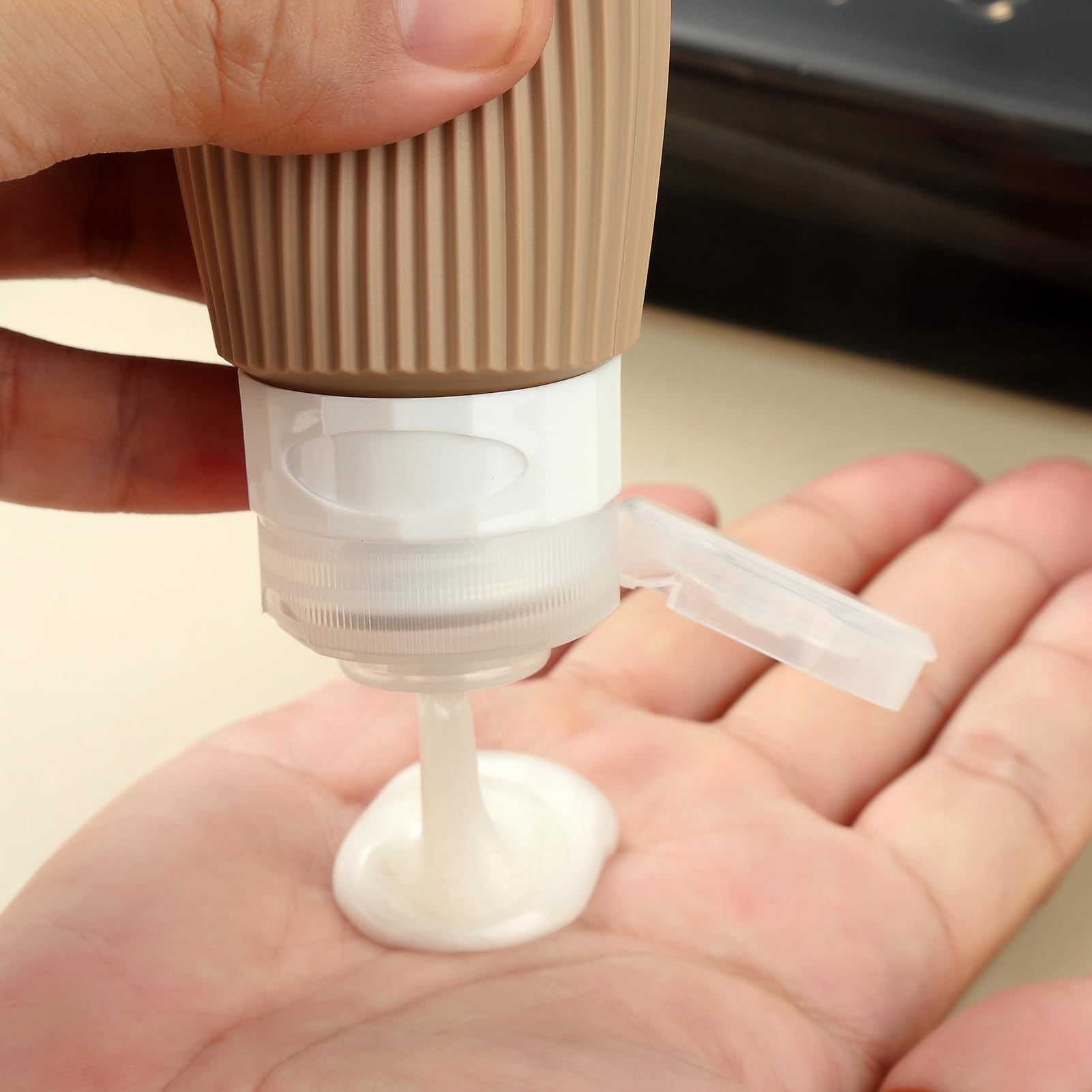 16-Piece Travel Bottle Set with Leak-Proof Silicone Squeeze Bottles – Reusable view 4