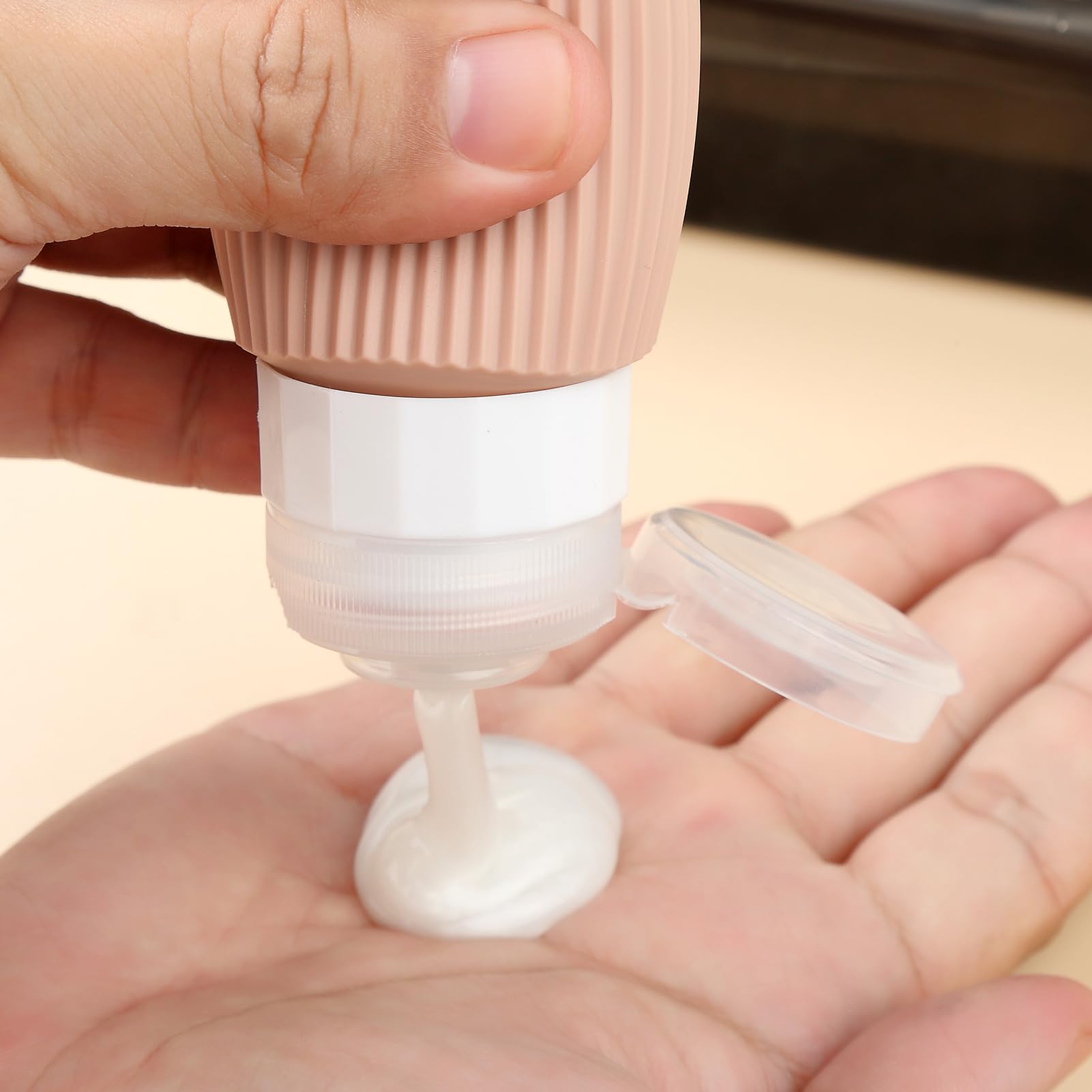16-Piece Travel Bottle Set with Leak-Proof Silicone Squeeze Bottles – Reusable view 4