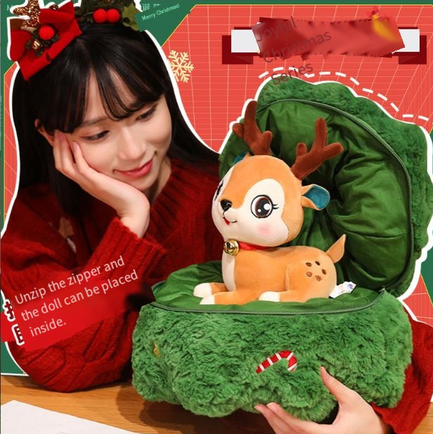 Christmas 4-in-1 Plush Set (Tree + Santa + Reindeer): Perfect view 2