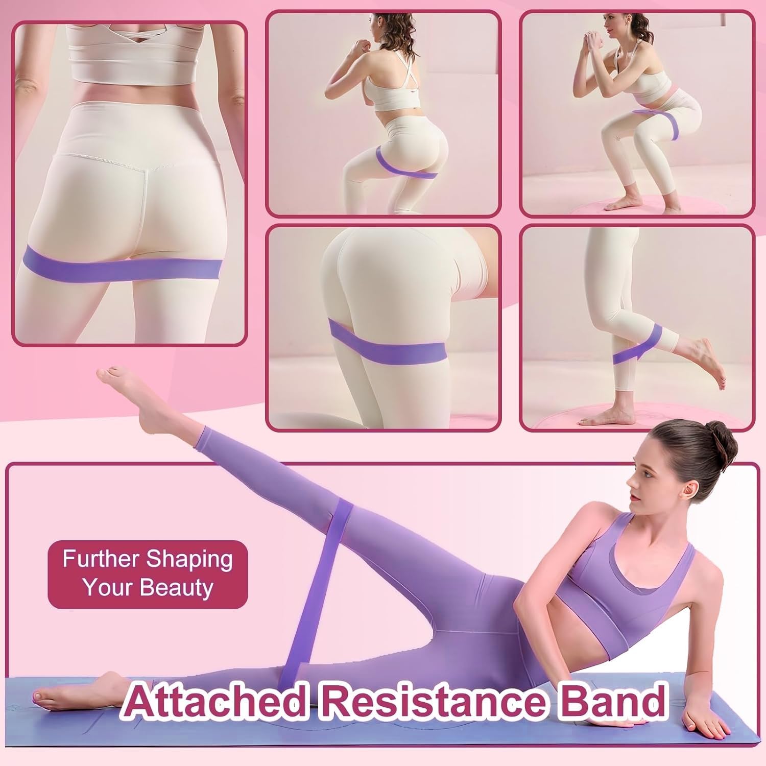 Smart Thigh Trainer with LED Display – 12-80lb Adjustable Resistance view 7