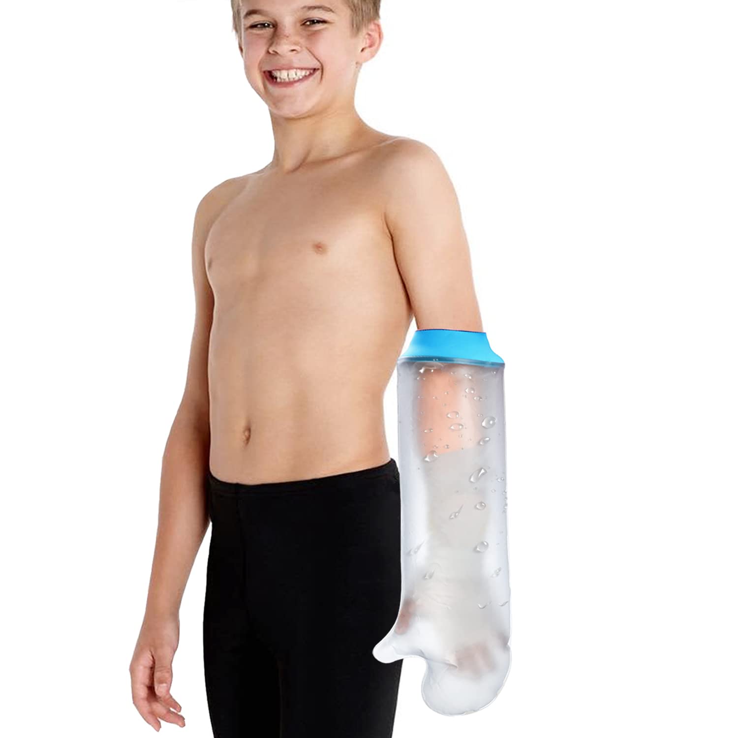 Lower Arm Waterproof Shower Sleeve for Kids – Reusable Cast Protector for Wrist view 5