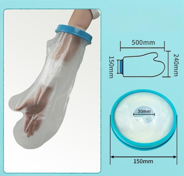 Lower Arm Waterproof Shower Sleeve for Kids – Reusable Cast Protector for Wrist view 6