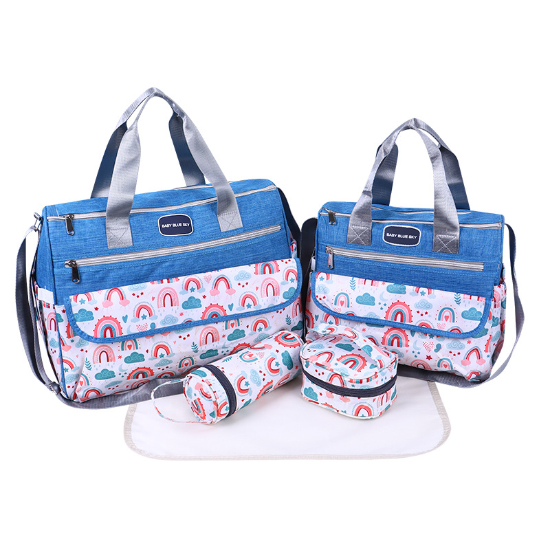 Newborn Diaper Bag Set with Changing Pad – 4-Piece Baby Organizer