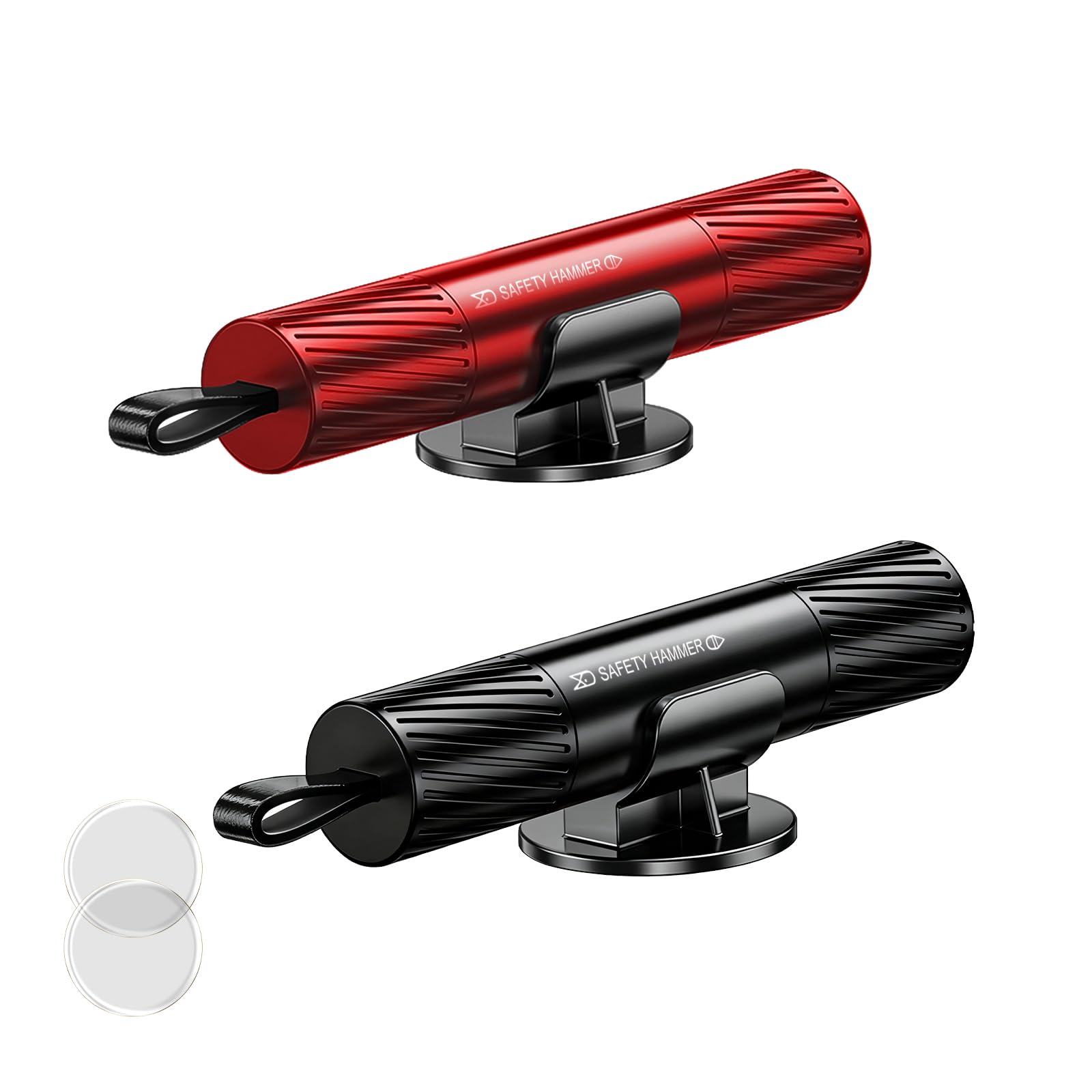 2-Pack Car Emergency Safety Hammer – Dual-Function Window Breaker & Seatbelt — image 1