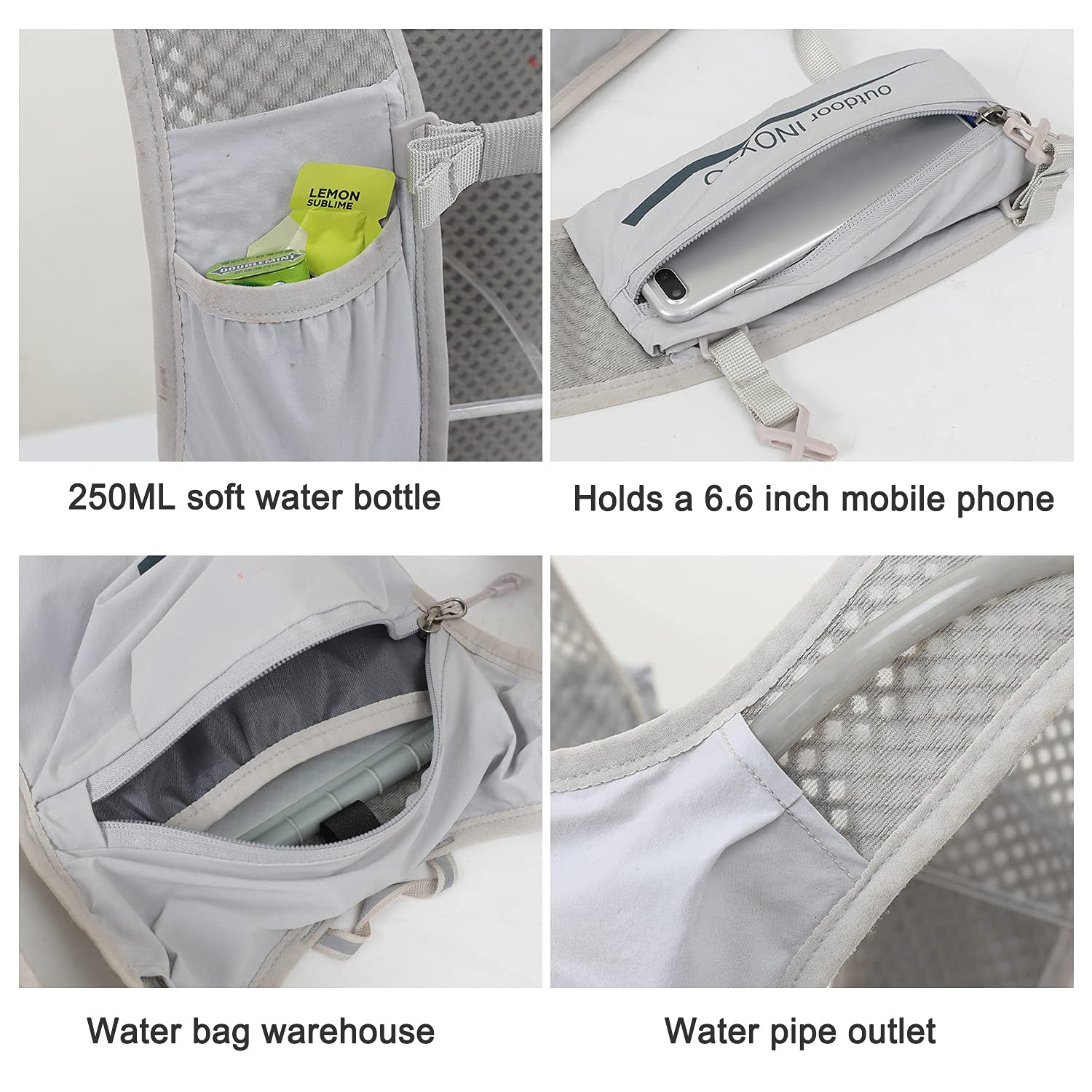 Ultra-Light Hydration Running Vest Backpack – 1.5L Water Capacity view 4