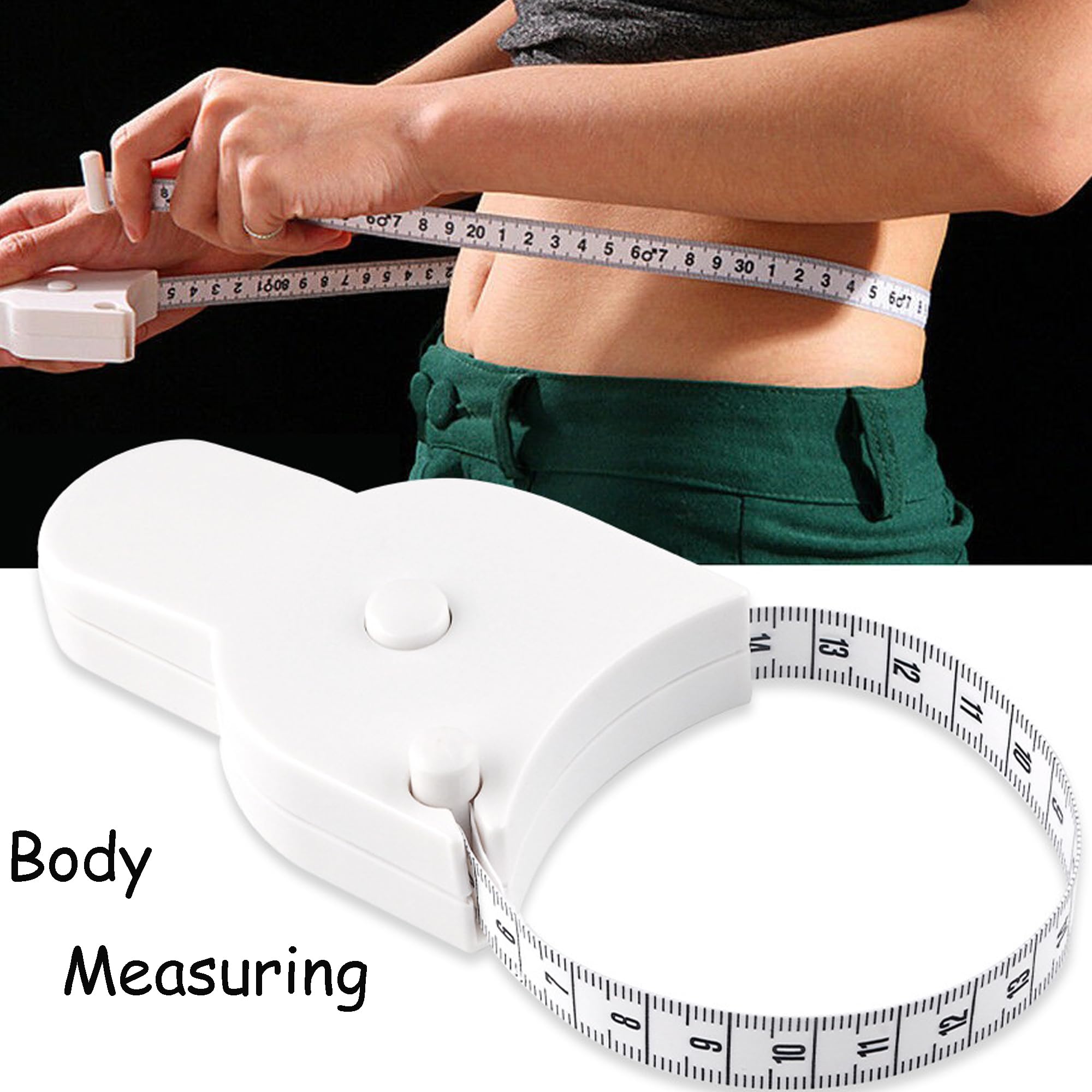 Soft Retractable Body Tape Measure for Fitness view 6