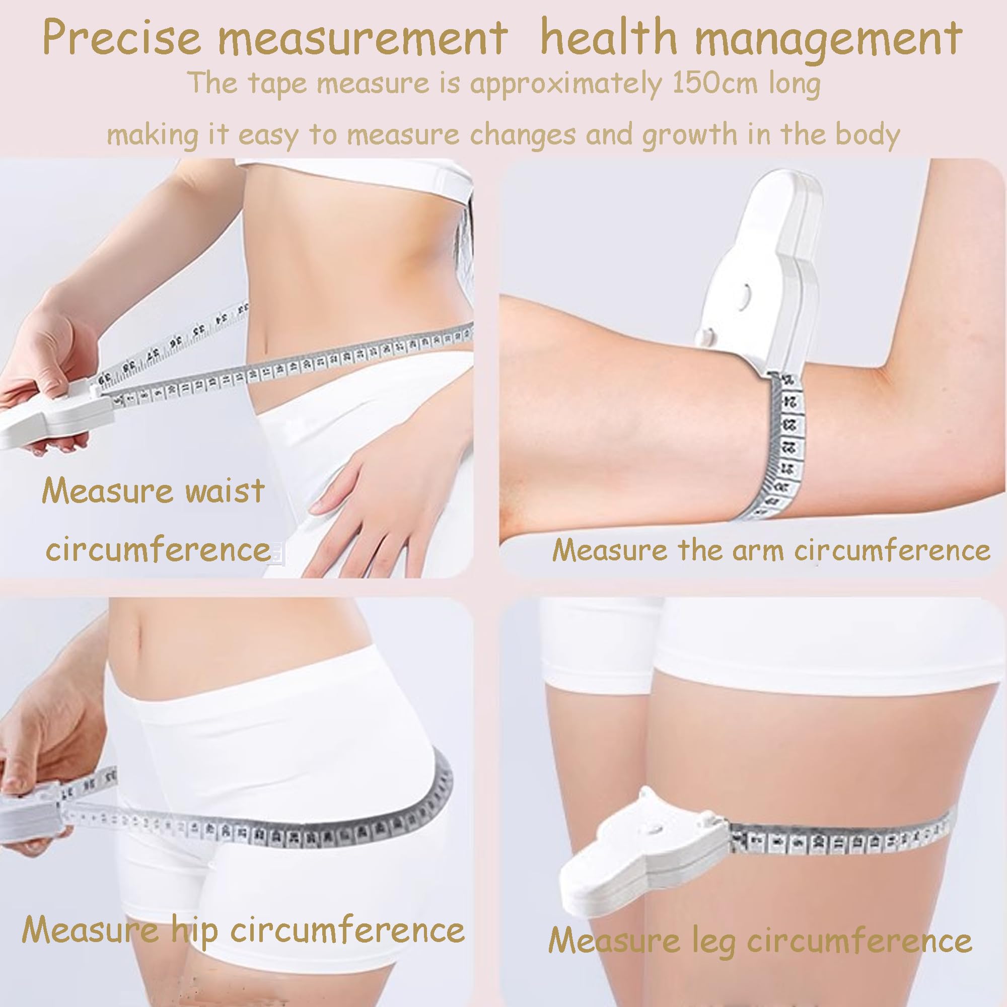 Soft Retractable Body Tape Measure for Fitness view 7