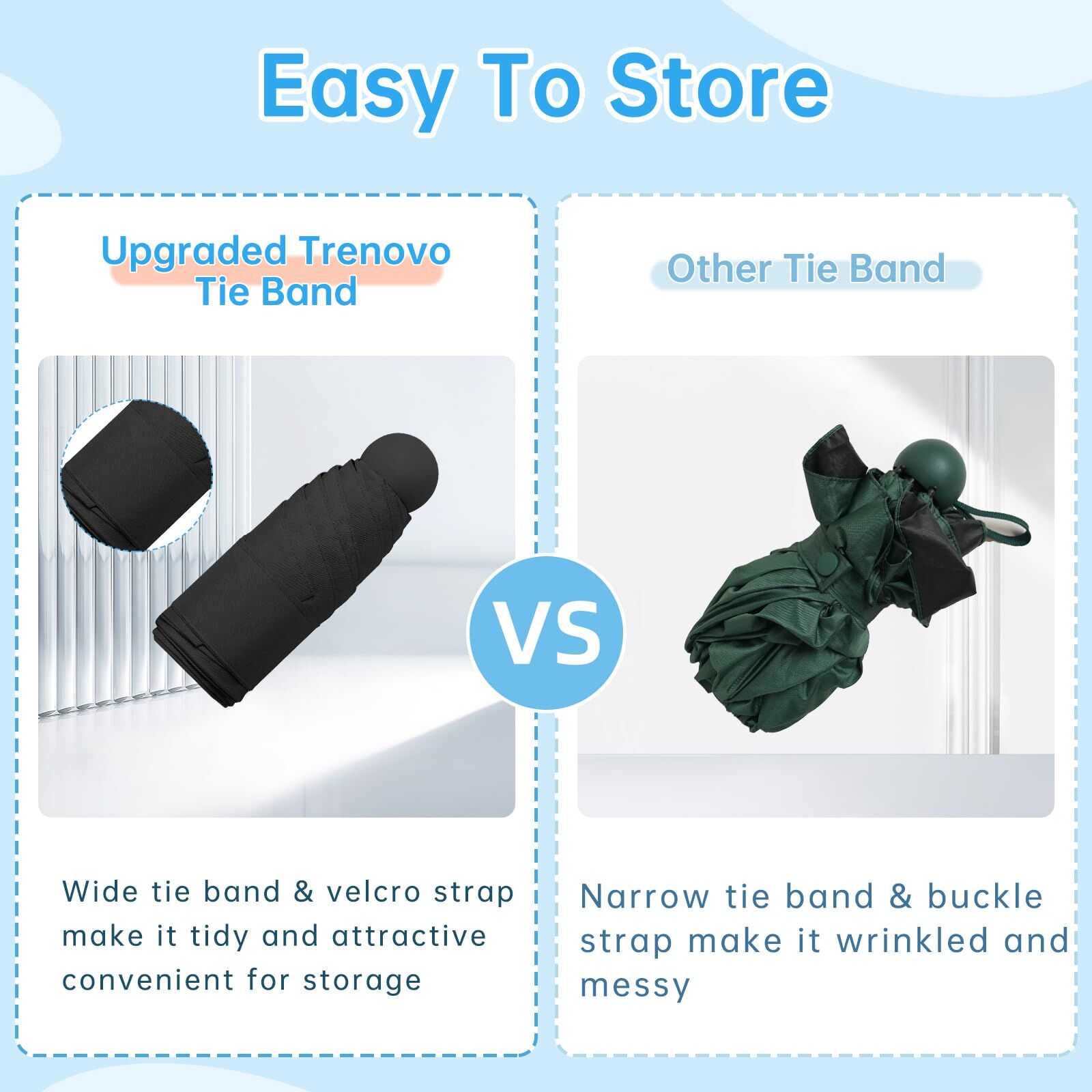 Mini Travel Umbrella – Compact Sun & Rain Protection for Women view 3
