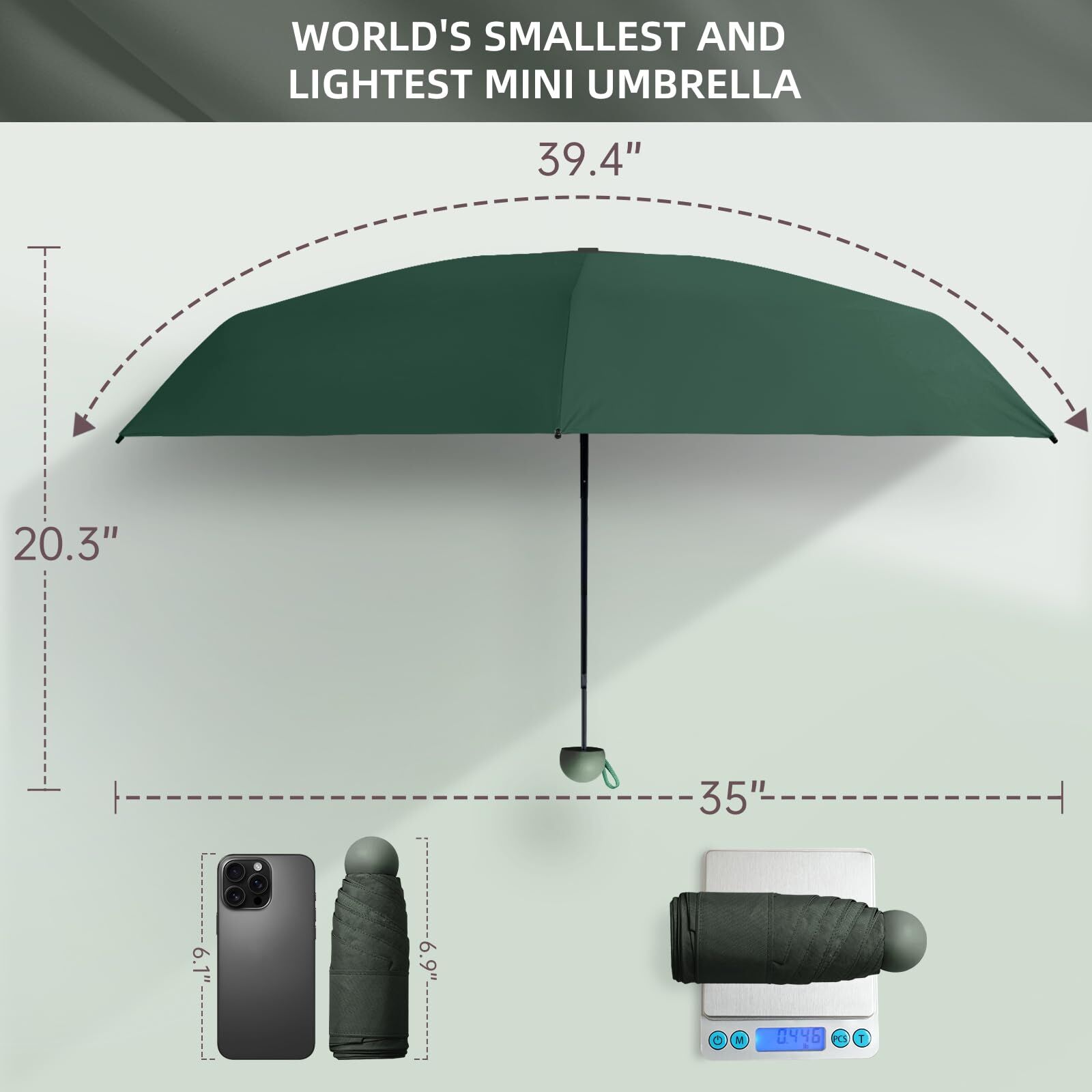 Mini Travel Umbrella – Compact Sun & Rain Protection for Women view 2
