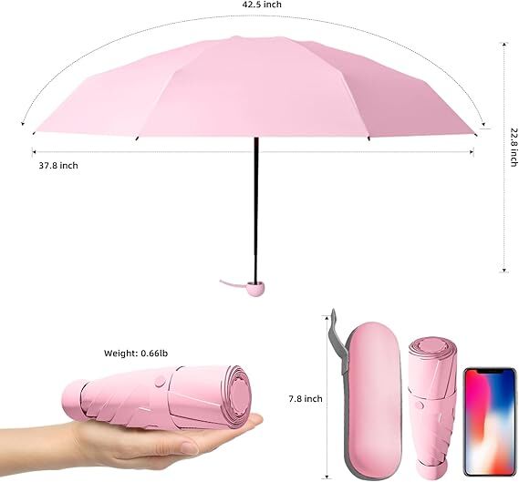 Mini Travel Umbrella – Compact Sun & Rain Protection for Women view 2