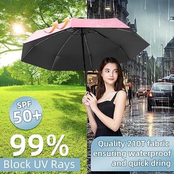 Mini Travel Umbrella – Compact Sun & Rain Protection for Women view 6