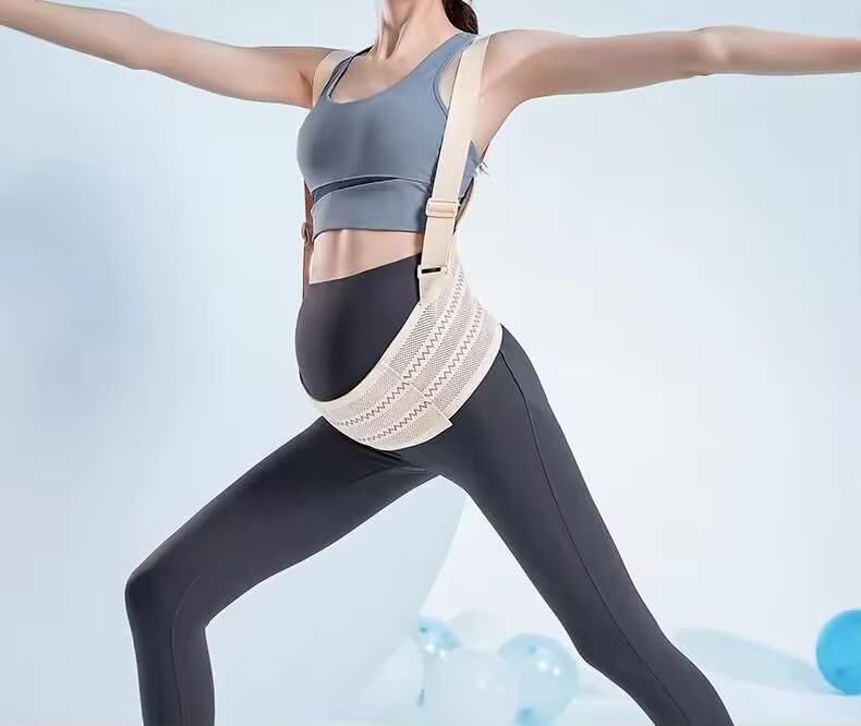 Maternity Belly Support Band for Waist 106-120cm – Adjustable Prenatal view 2