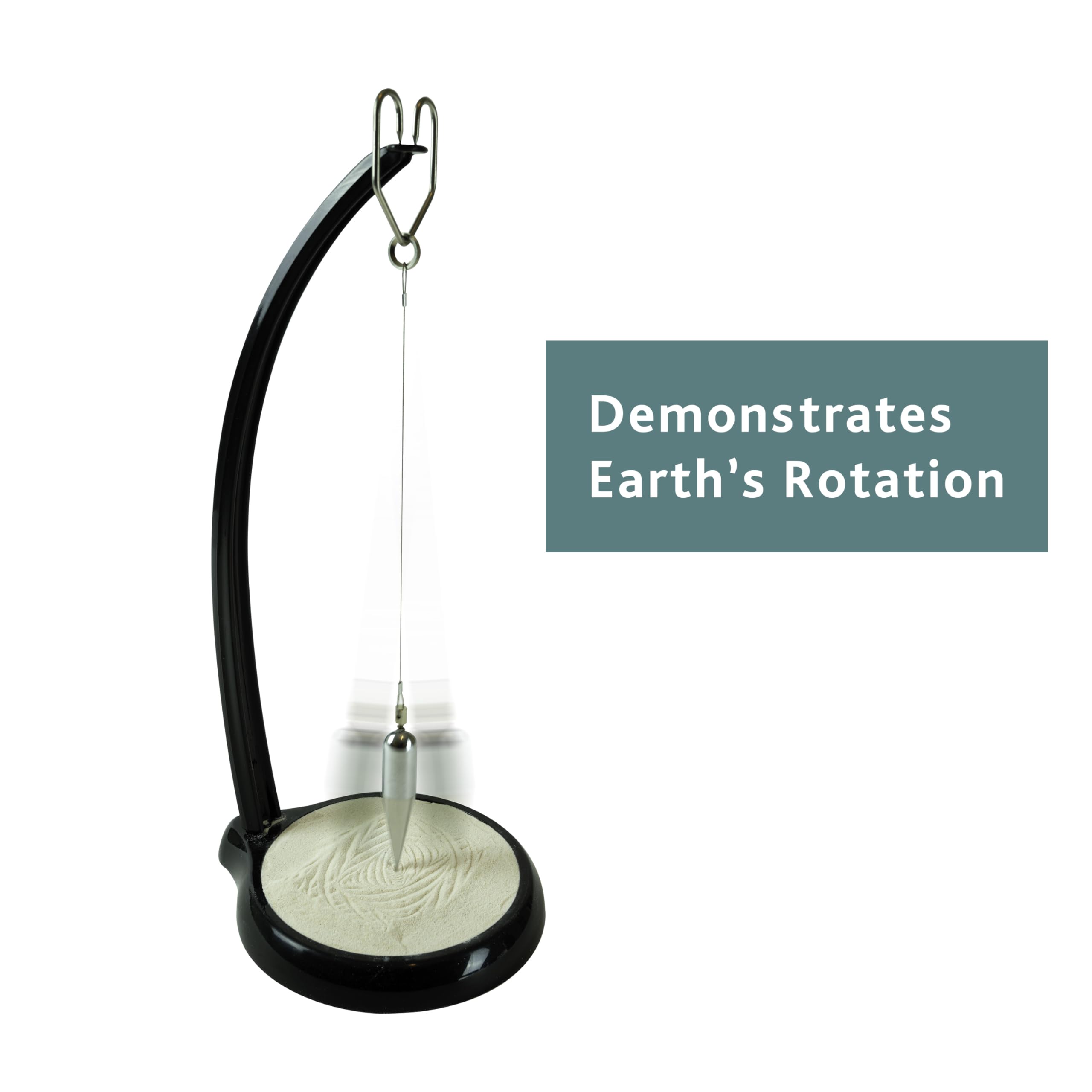 3D Sand Pendulum Desk Toy – Science Art Decor with Kinetic Sand Patterns view 3