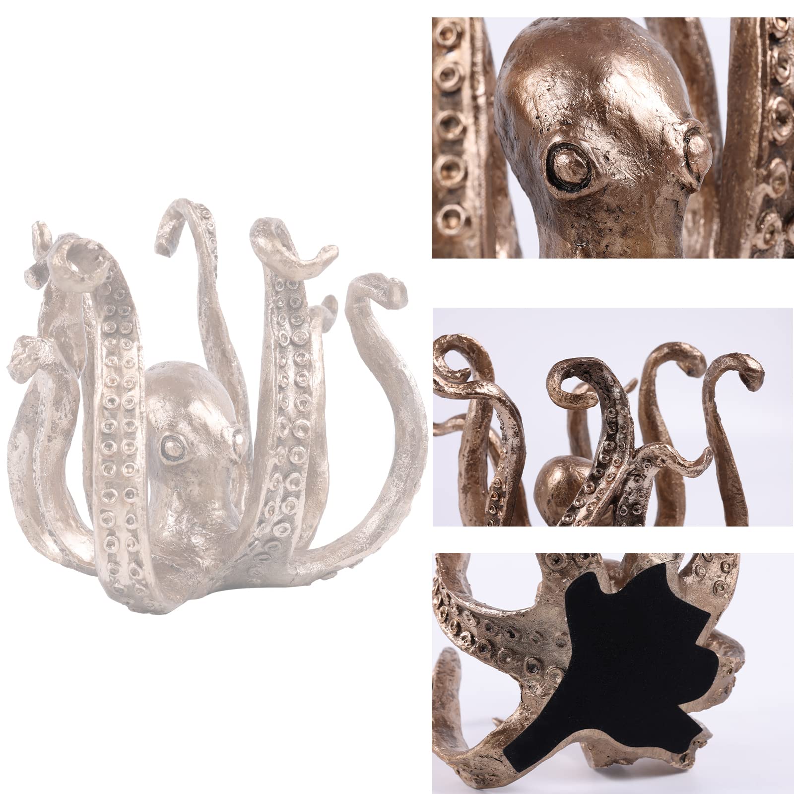 Multi-Functional Octopus Sculpture – Decorative Resin Cup Holder & Jewelry view 6