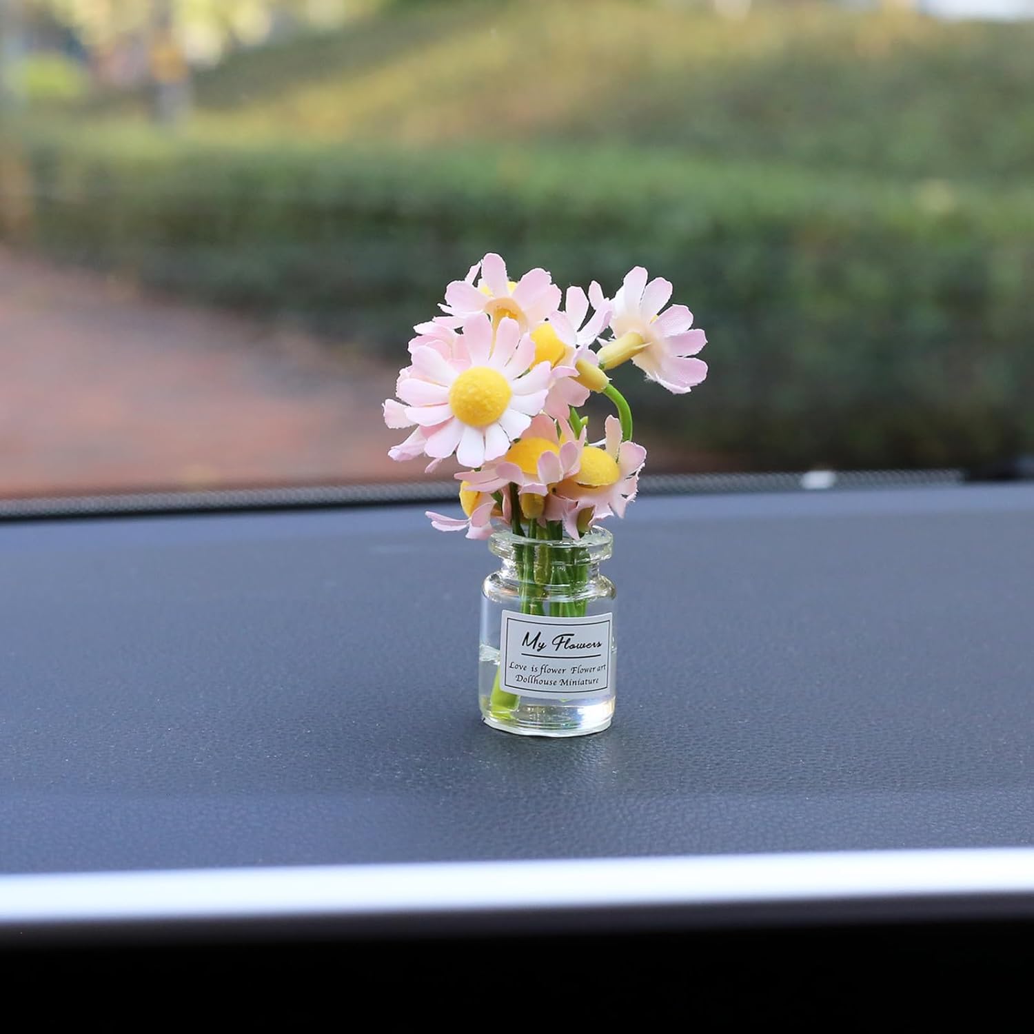 Daisy Car Dashboard Decorations: Cute Aesthetic Interior Accessories for view 4