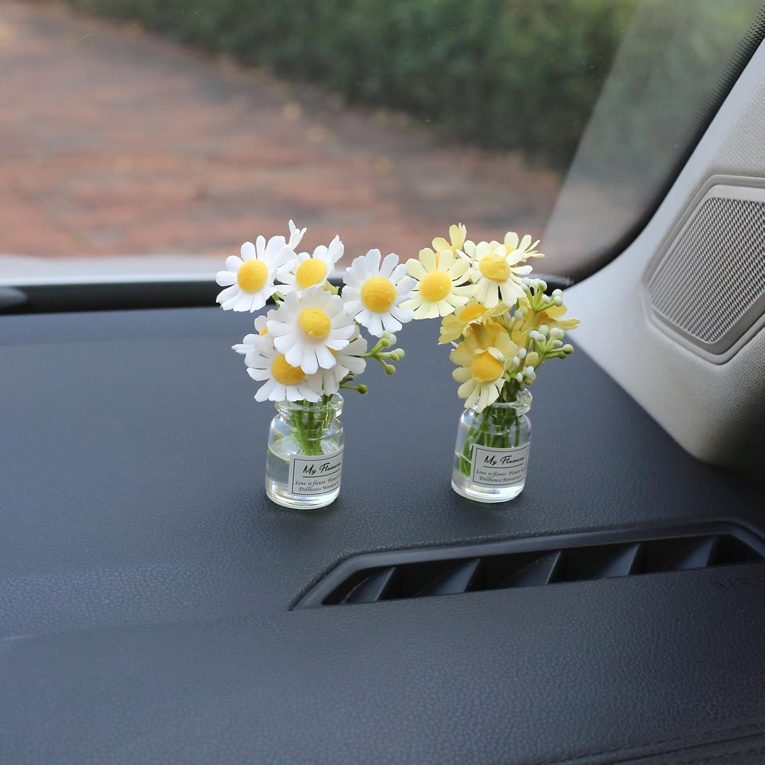 Daisy Car Dashboard Decorations: Cute Aesthetic Interior Accessories for view 5