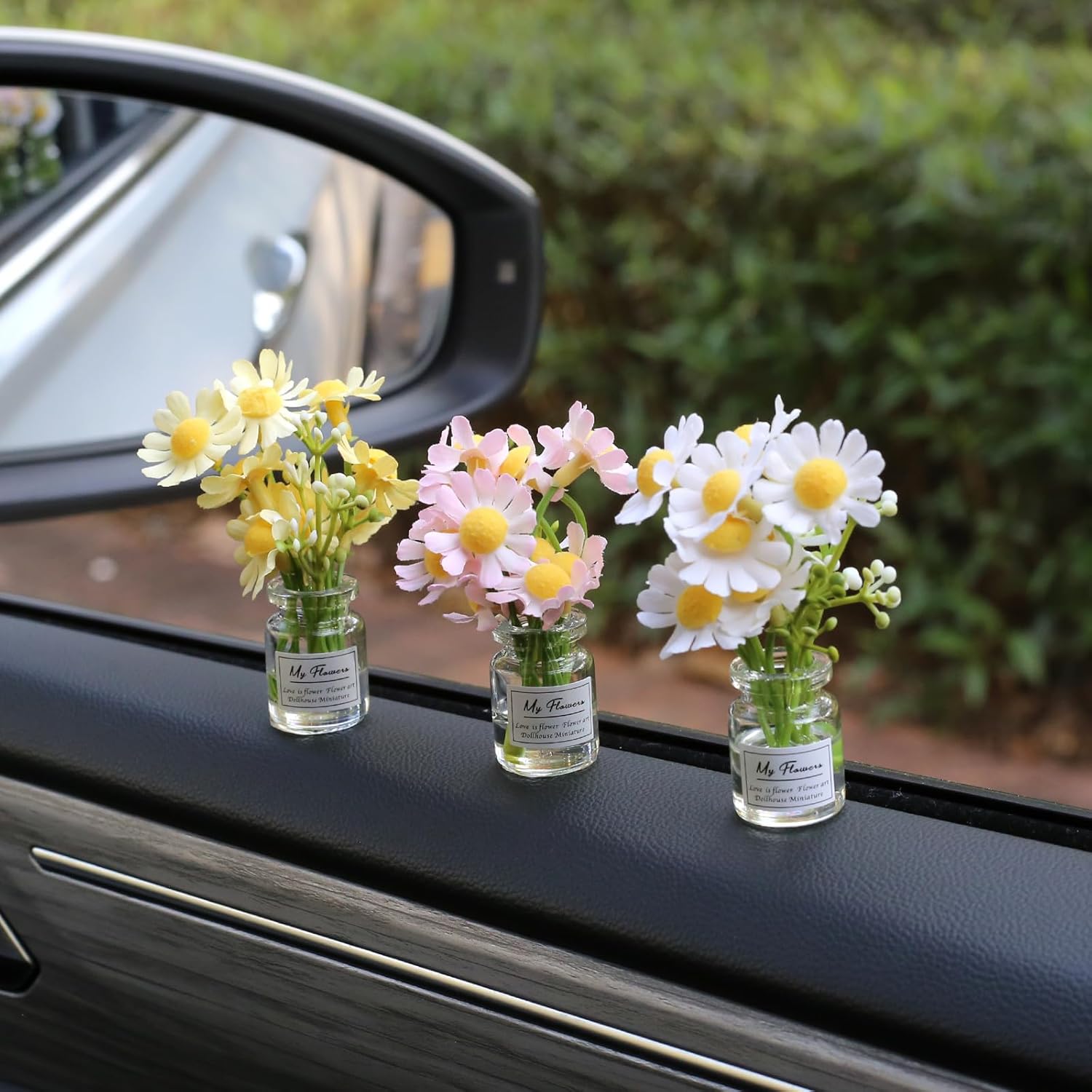 Daisy Car Dashboard Decorations: Cute Aesthetic Interior Accessories for view 6