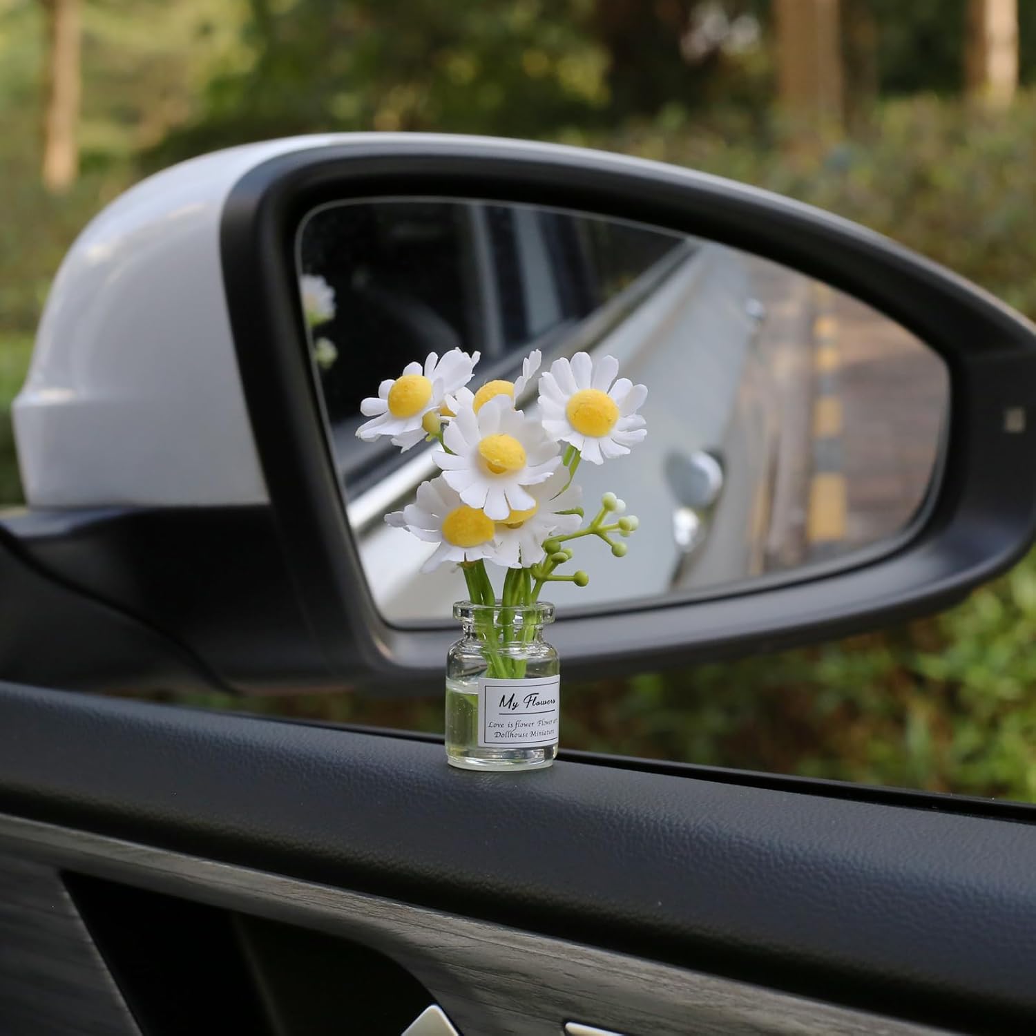 Daisy Car Dashboard Decorations: Cute Aesthetic Interior Accessories for view 7