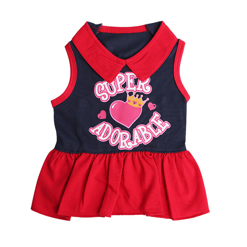 Pet products 2-Piece Dog Summer Dress Set - Team Spirit & SUPER ADORABLE Designs view 2