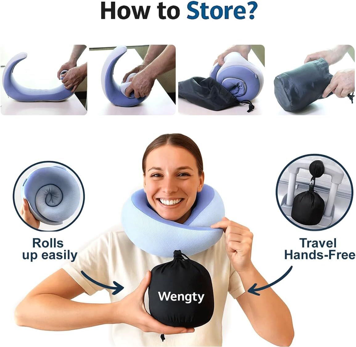 Travel Pillows for Airplanes view 6