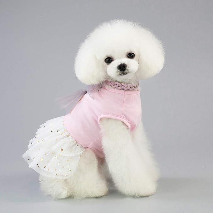pet products Small Dog Dress Female Tiny Puppy Clothes Girl Tutu for Dogs